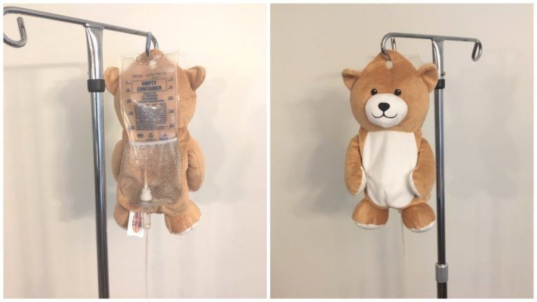 Egyszerű és bájos találmány: gyermekbarát infúzió