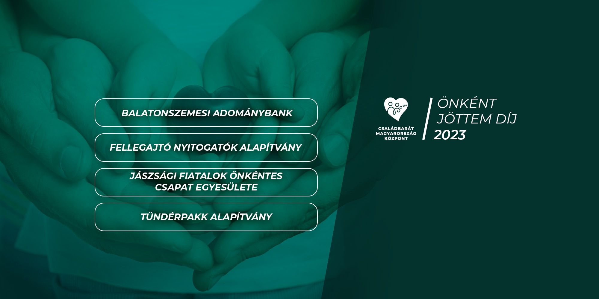 Szavazzon az idei Önként Jöttem díj jelöltjeire!