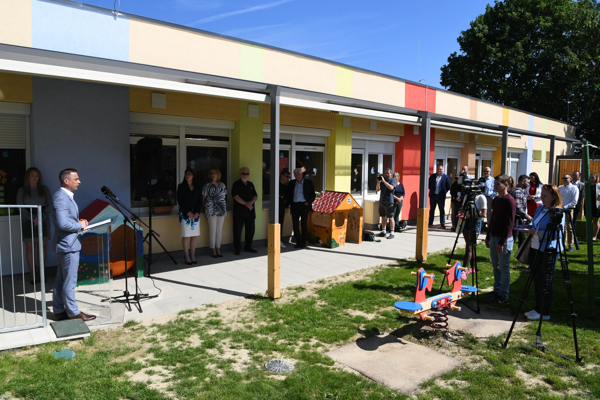 Felavatták a kibővített bölcsődét Nemesvámoson