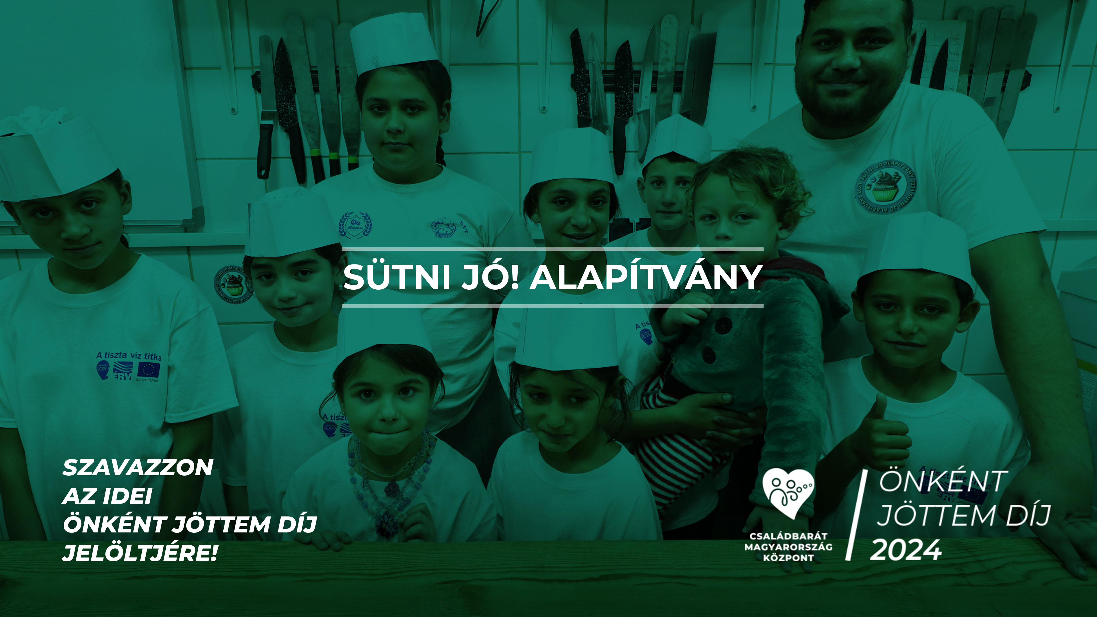 Bemutatjuk az idei Önként Jöttem díj jelöltjeit  Sütni Jó! Alapítvány 